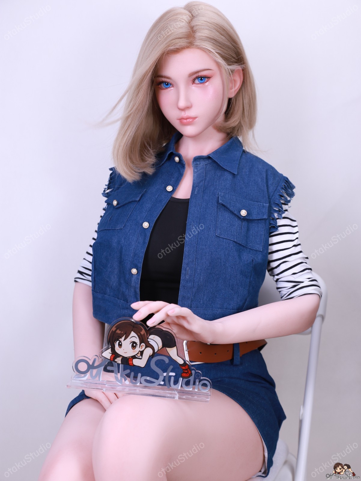 Juicy Made × otakuStudio – Android 18 JM-004 1/1 Scale Life-Size Platinum Statue
