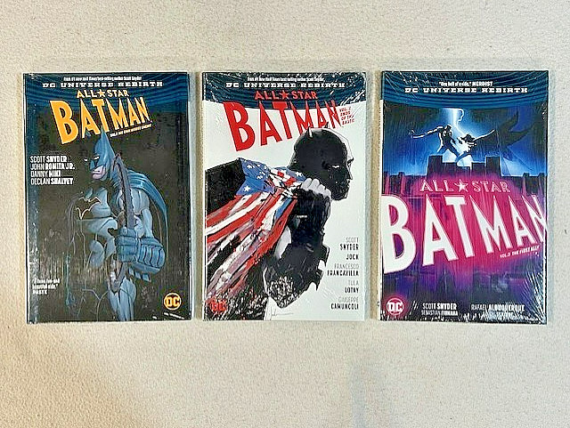 ALL STAR BATMAN 1 2 3 SEALED HARDCOVER SET