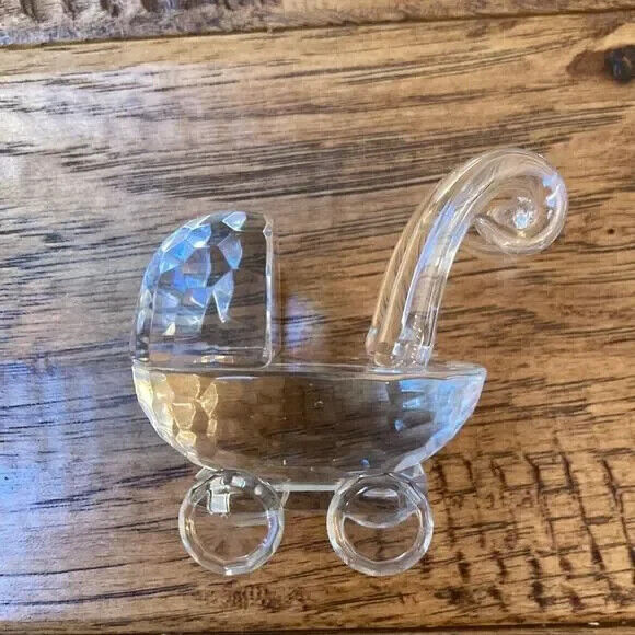 Crystal Baby Carriage Collectible Gift