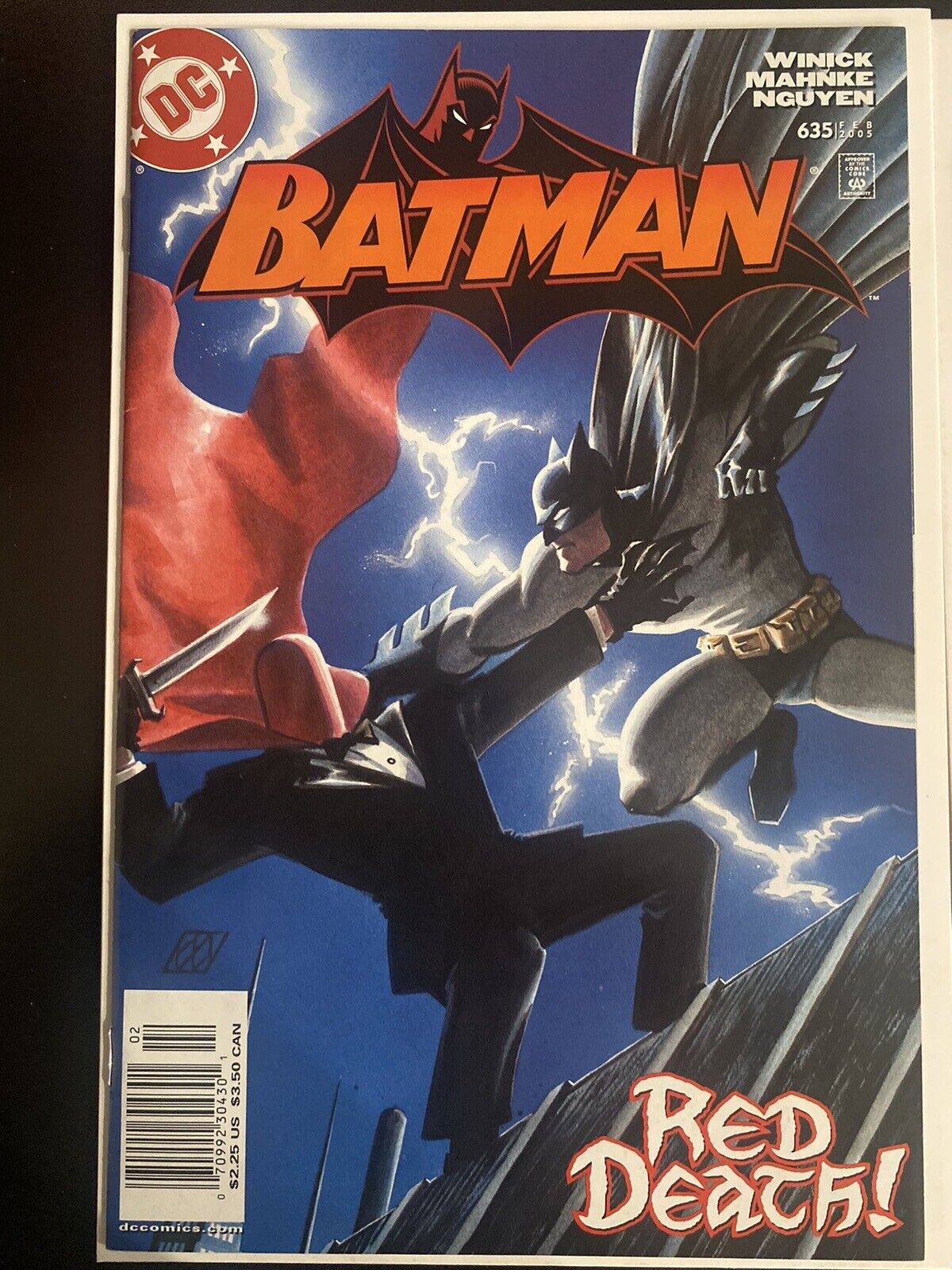 🔥 Batman #635 (2005) Rare HTF NEWSSTAND 1st App Jason Todd as Red Hood 🔥