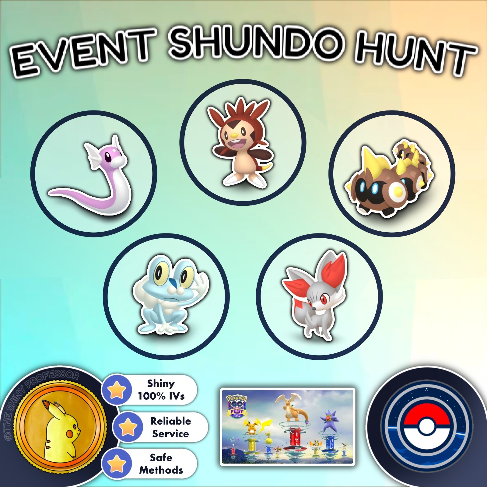 Pokémon GO Event Shundo Hunt | Mega Ascension Event | Shiny 100% IV Guaranteed ✨