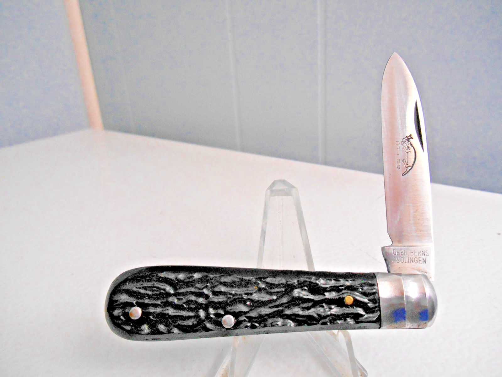 VINTAGE GEBR. BERNS SOLINGEN OTTER 1 BLADE POCKET KNIFE