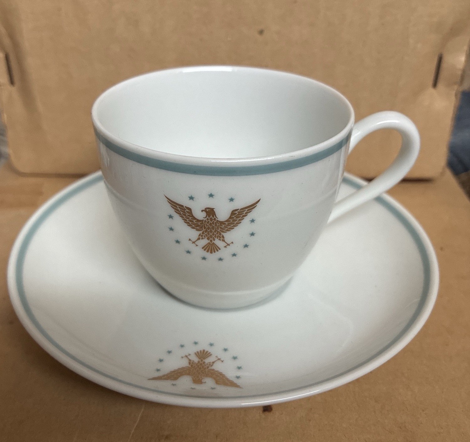 1960s Pan Am 1st Class Presidential Cup & Saucer Noritake NEW up to 12 Available
