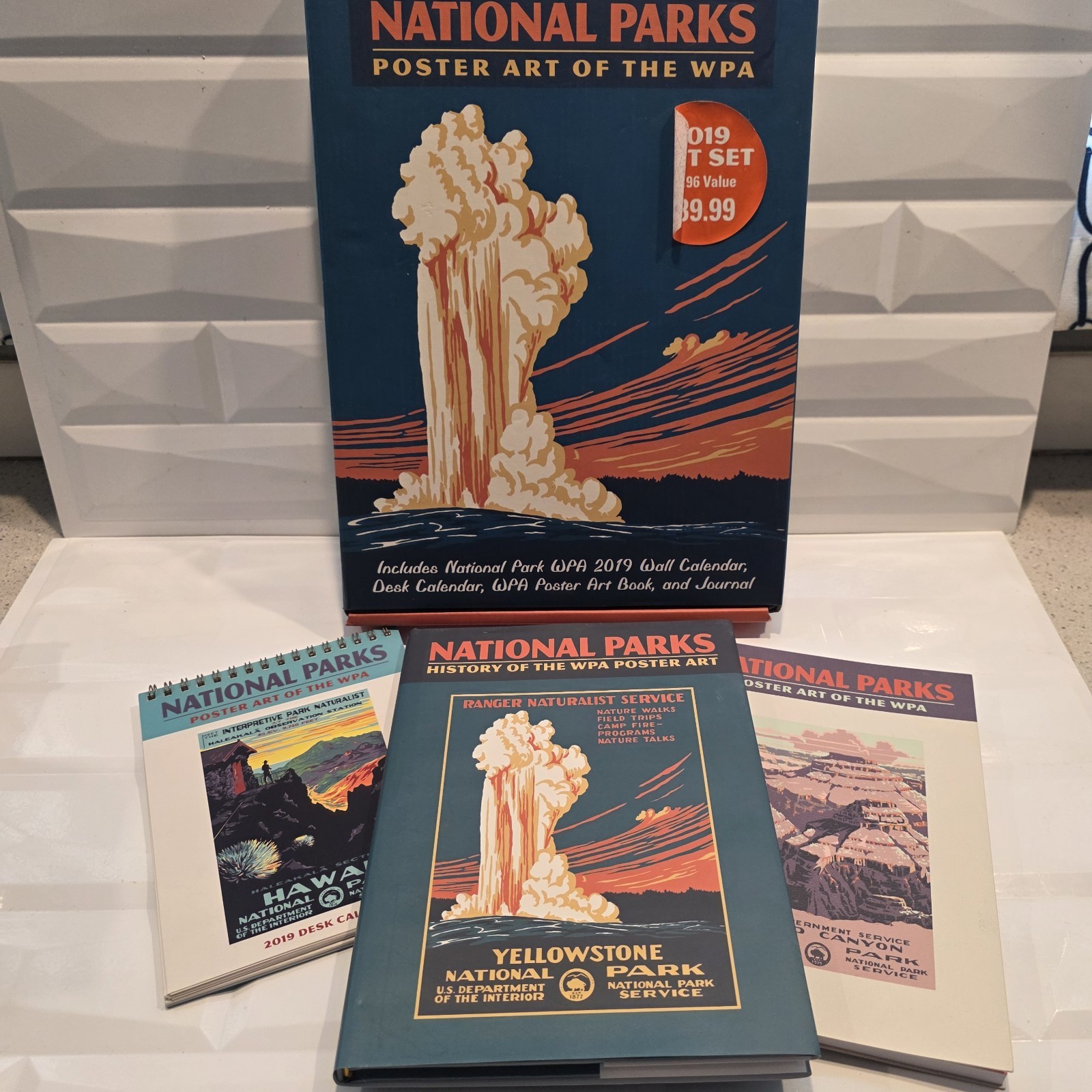 National Parks WPA Poster Art Lot Ziga Media Grand Canyon Journal Desk Calendar National Parks WPA Poster Art Lot Ziga Media Grand Canyon Journal Desk Calendar