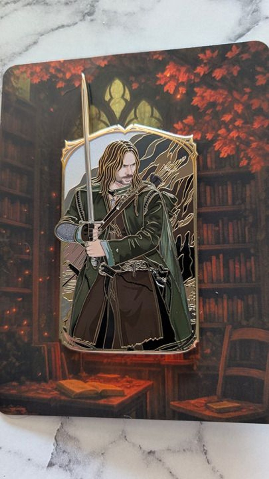 LOTR Fantasy Pin ThePinCoop Aragorn LE Lord of the Rings
