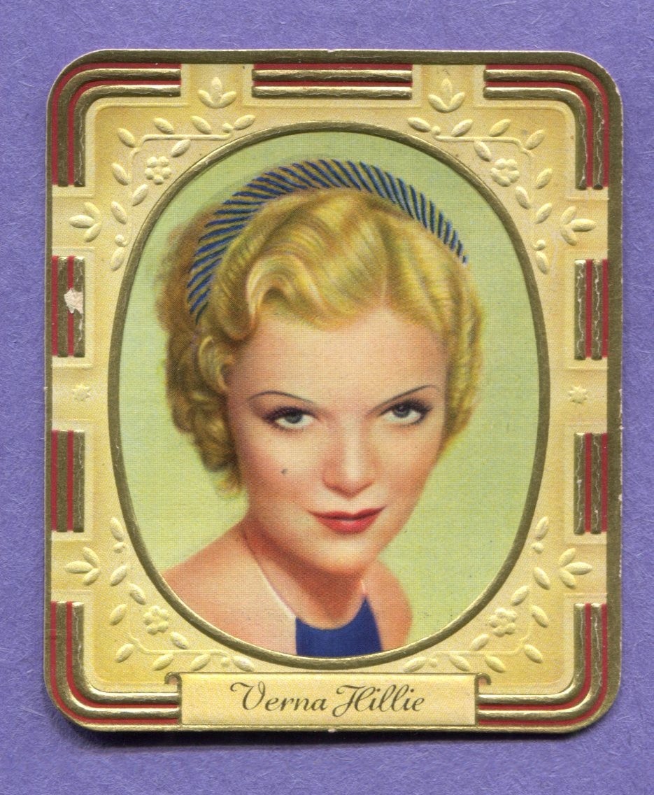1936 GARBATY SULTAN NR.6 3 1/3 FILMSTERNE TOBACCO CARD #21 VERNA HILLIE