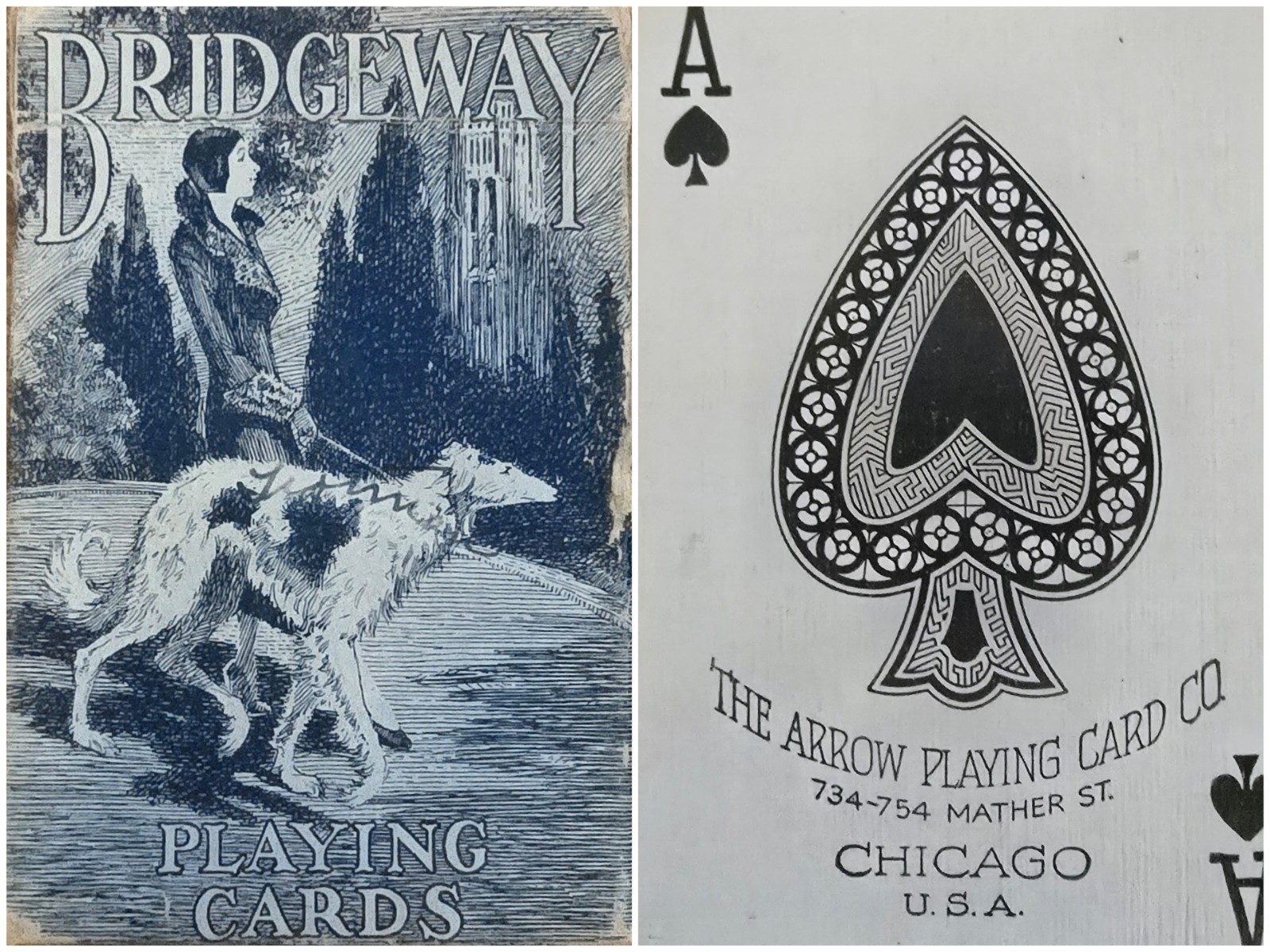 Rare Vintage Arrow Playing Card Co. \