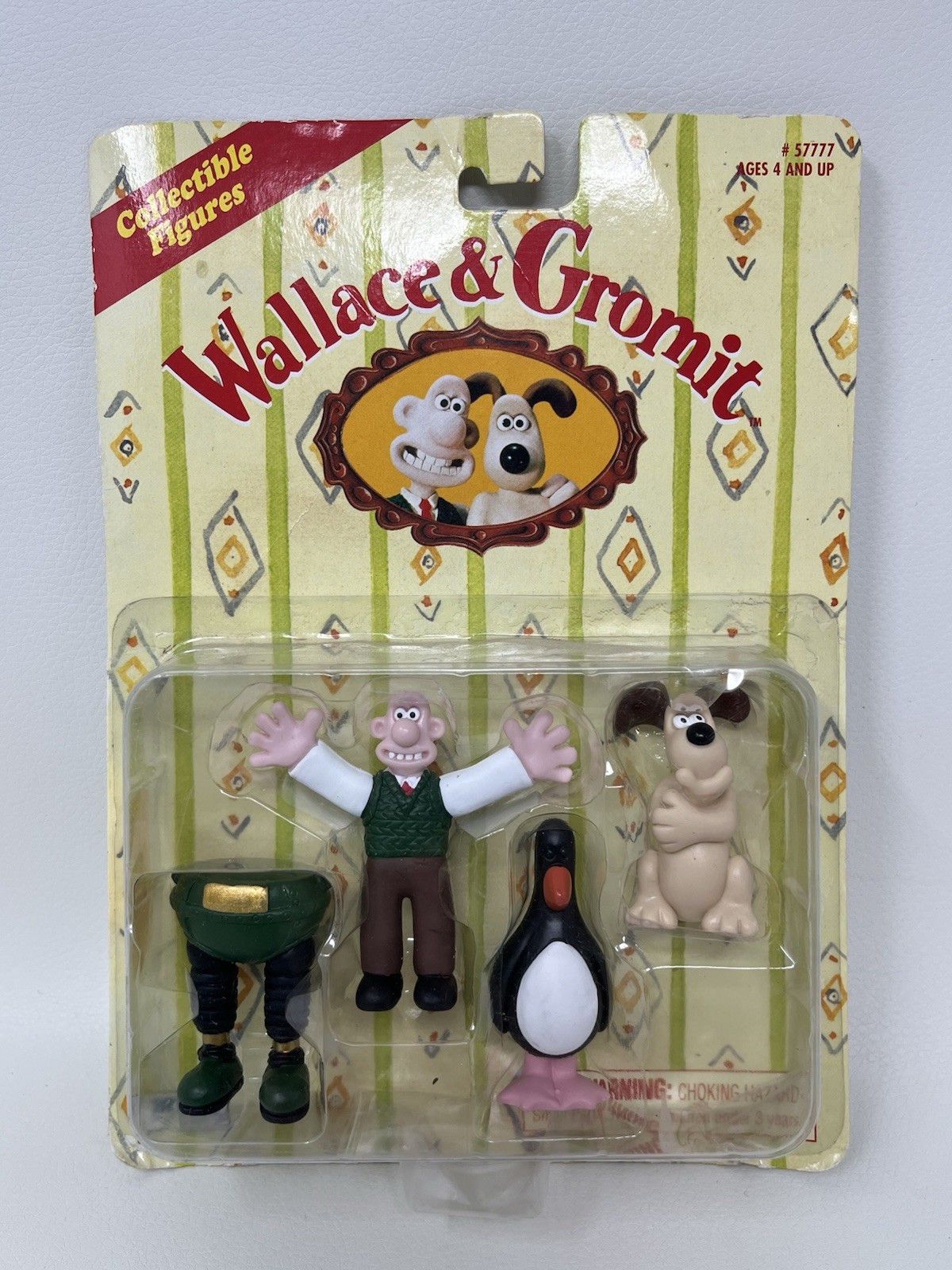 Collectible Wallace & Gromit Vintage Irwin figures Brand New Worn Card, Bubble