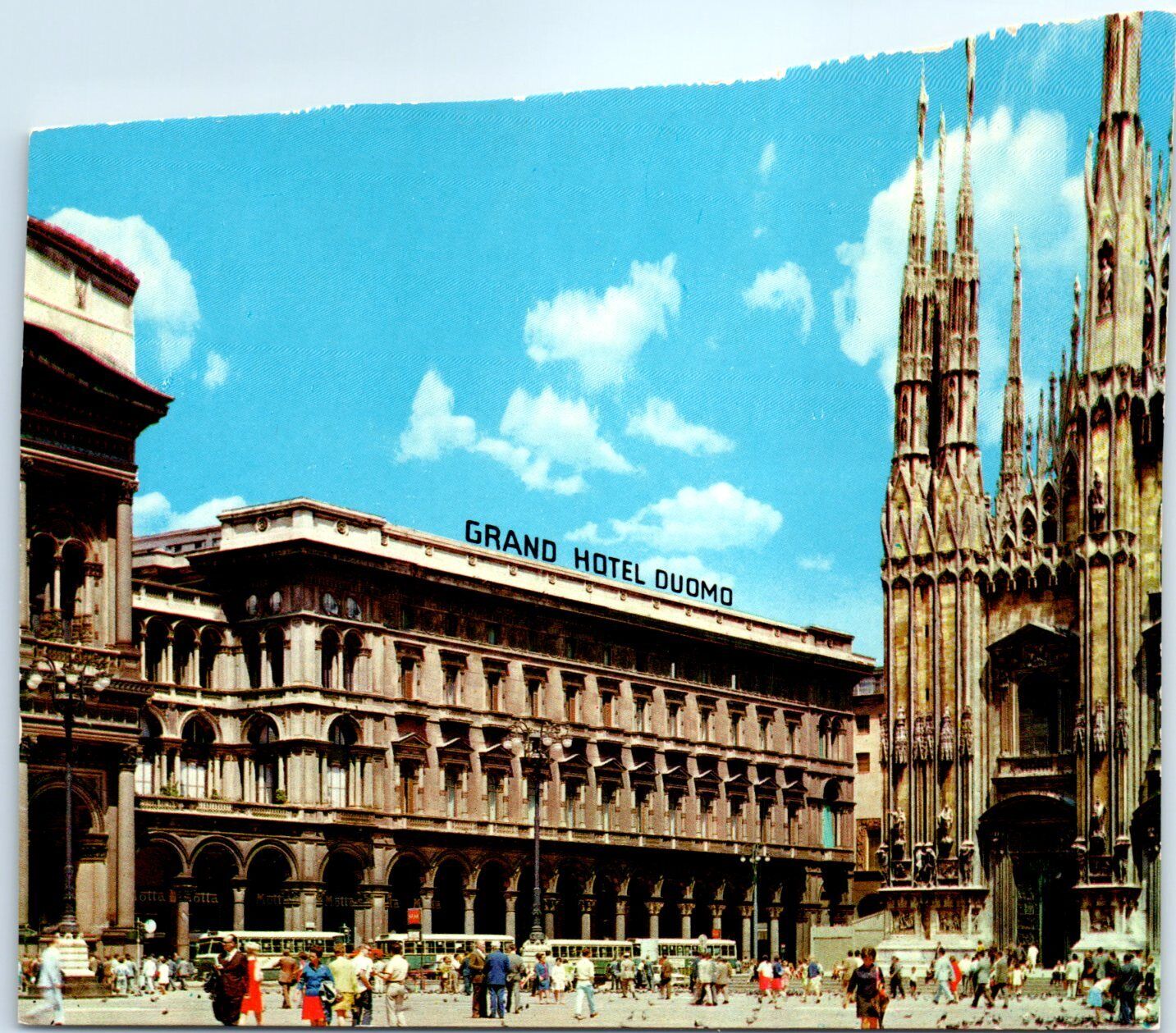 Postcard - Grand Hotel Duomo - Milan, Italy
