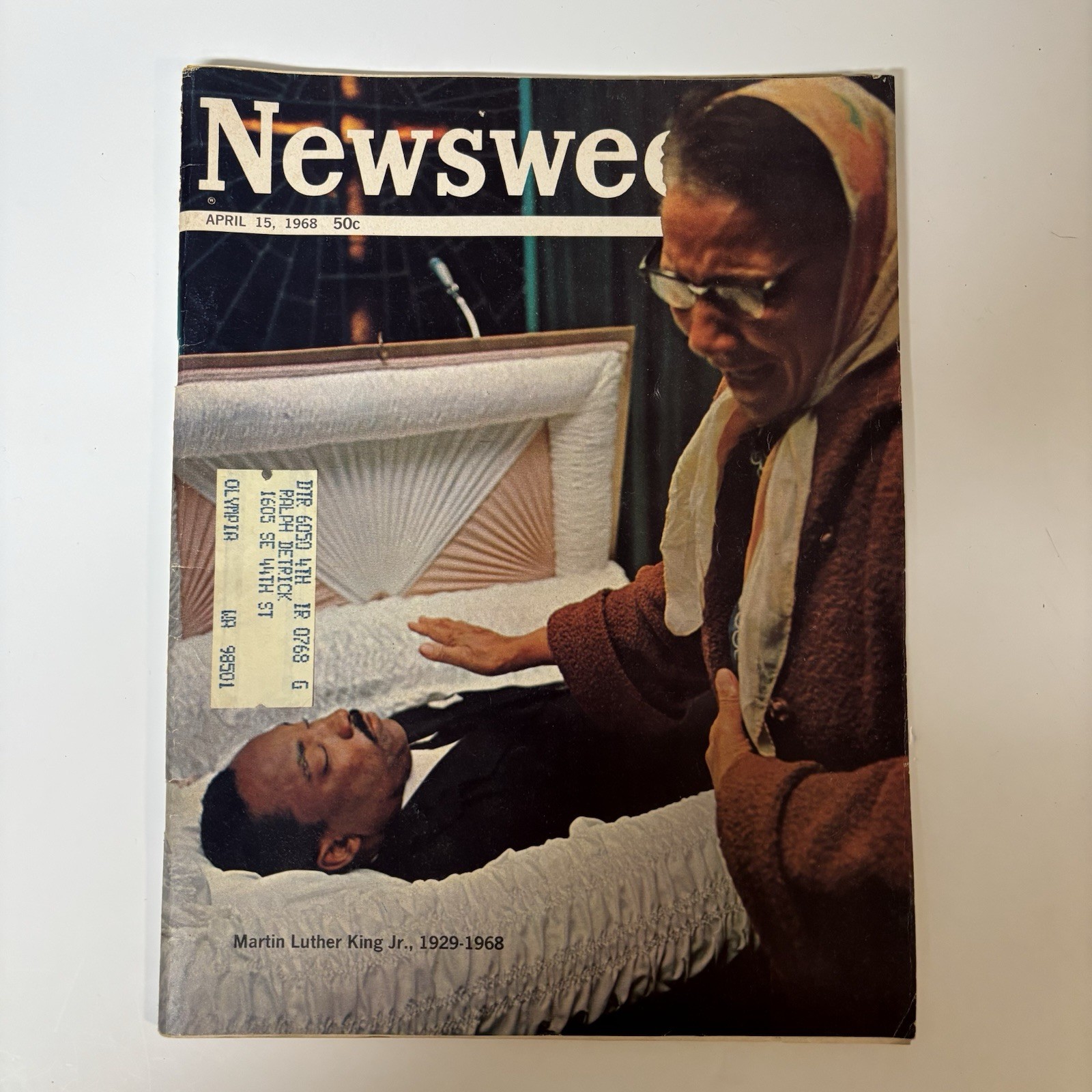 Newsweek Magazine April 15 1968 Martin Luther King Jr. 1929 - 1968 Vintage