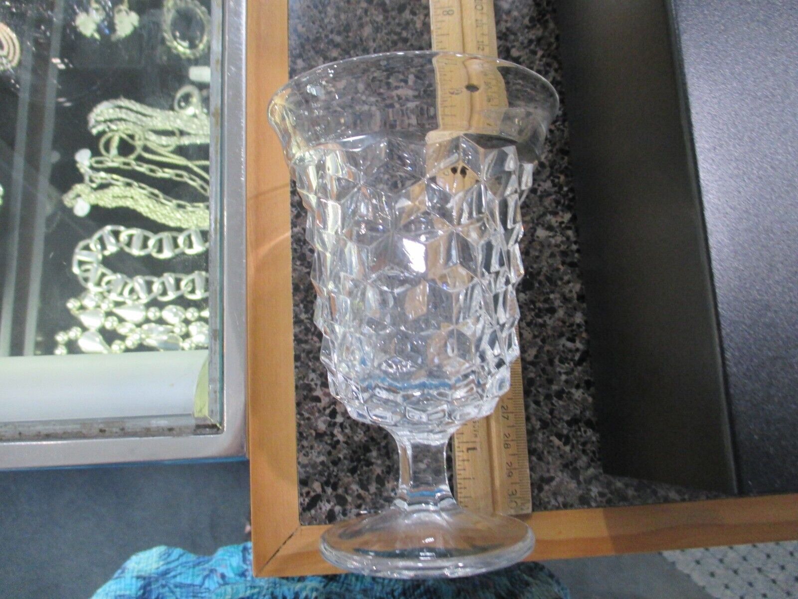 VINTAGE FOSTORIA GLASS AMERICAN GOBLET