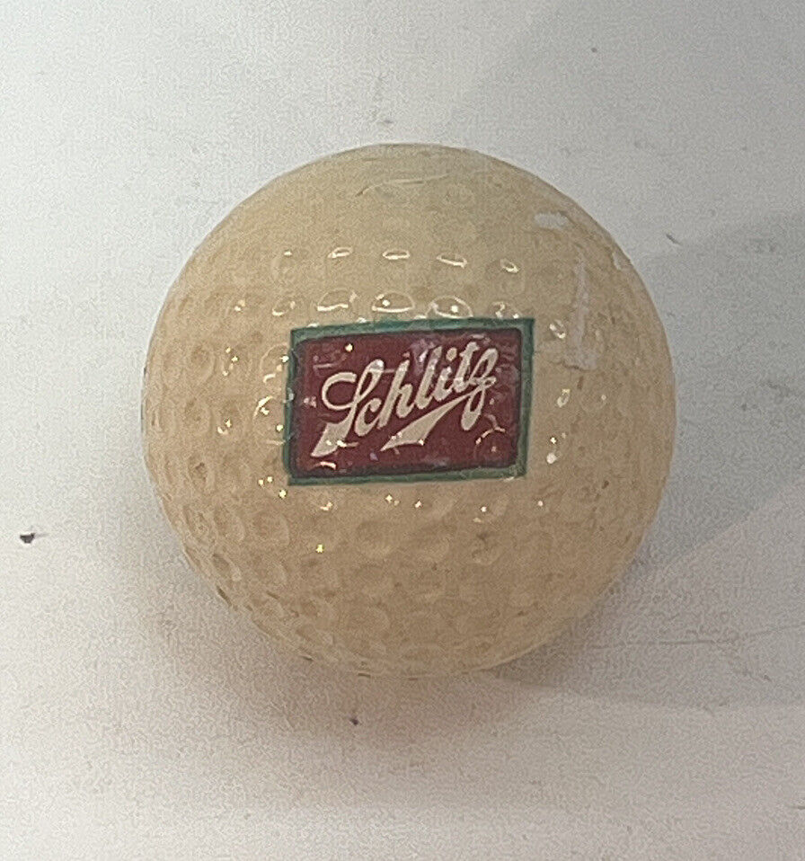 Vintage Schlitz Beer/Brewing Company - Old Beer/Alcohol Logo Golf ball NOS