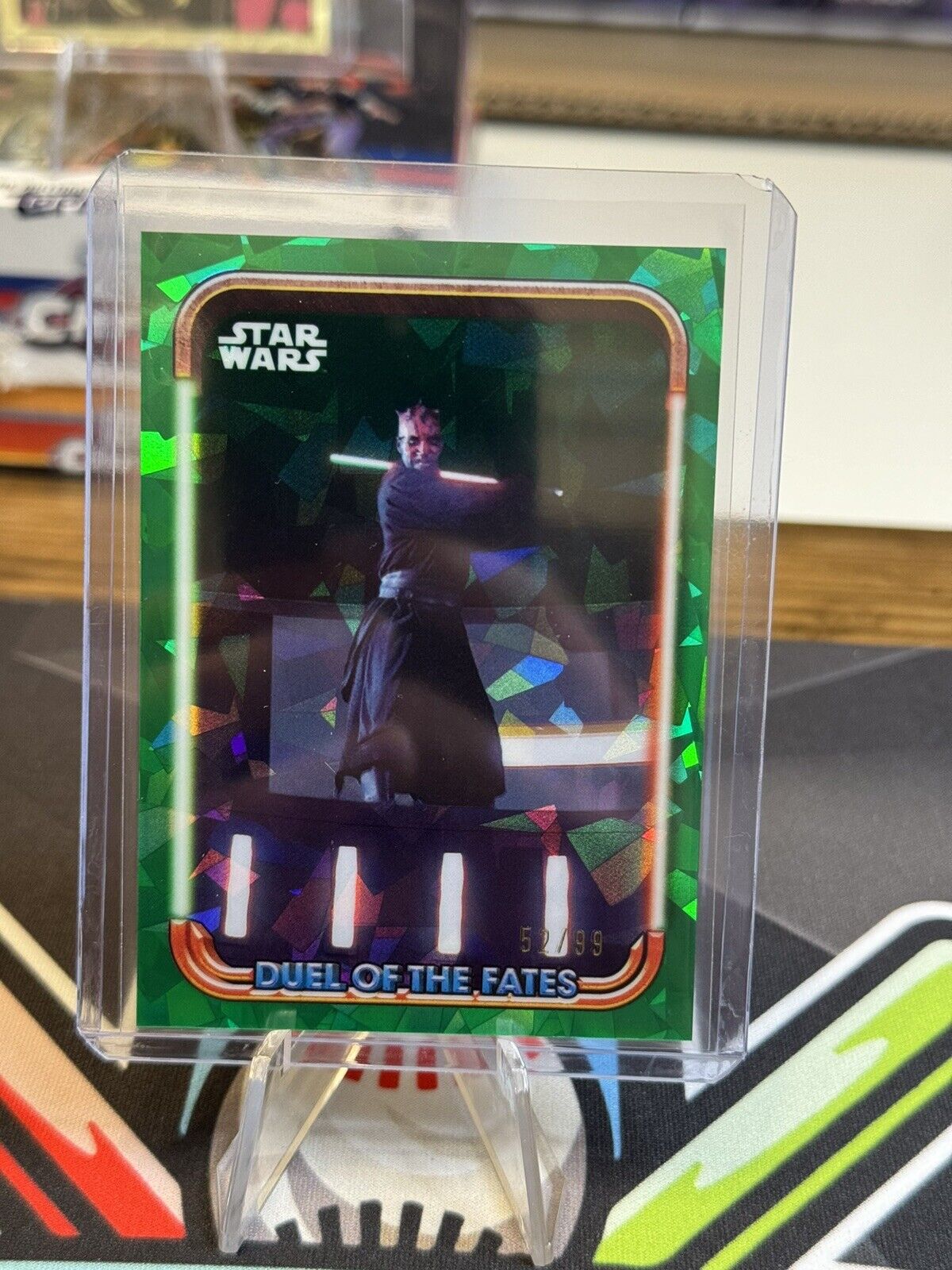 2024 Topps Sapphire Star Wars Duel of the Fates Darth Maul Green /99 #DF-16