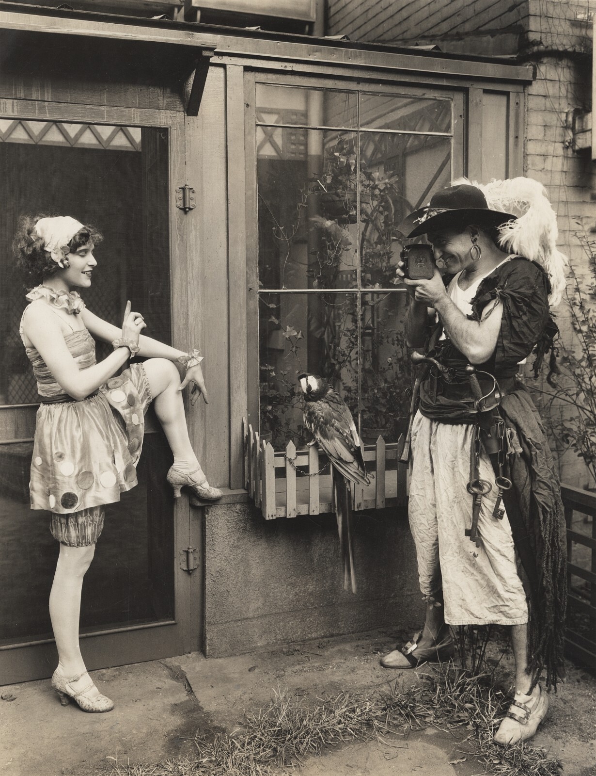 c. 1920s Taking Photos at Don Dickerman's Tea Room, Greenwich Village, NYC Photo