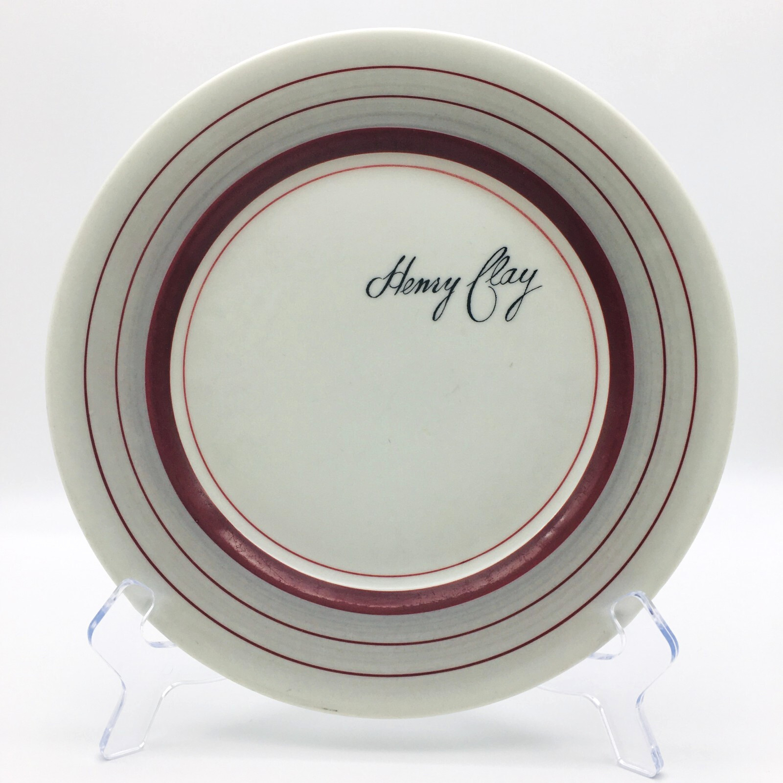 Ashland Kentucky Henry Clay Hotel China Art-Deco Dinner Plate 1930's Restaurant