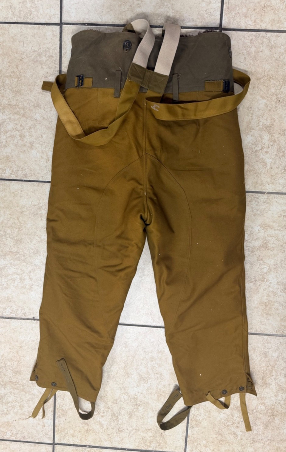 Soviet USSR Russian Army GENERAL SPETZNAZ Cold Weather Pants Fur Sheepskin 50