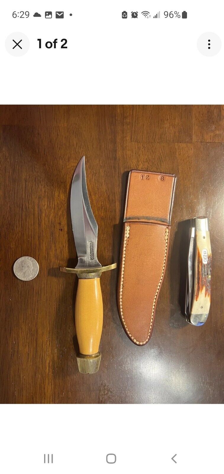 Vintage Randall Made Knife SCAMMER BEWARE It was my Dads Navy knife. READ ALL