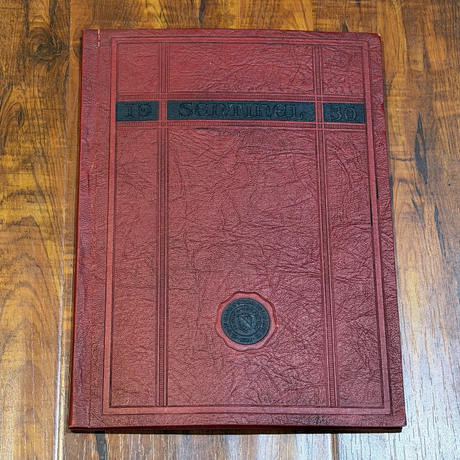 Rare 1930 The Harvard School Los Angeles Westlake Sentinel Leather Yearbook