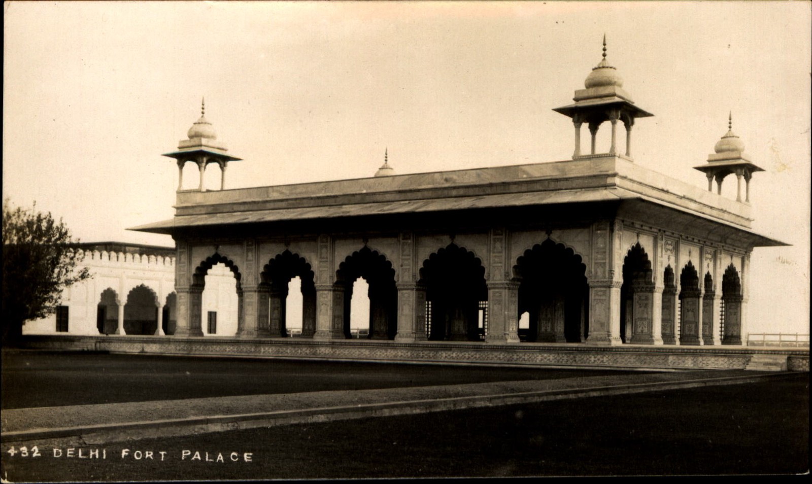Delhi Fort Palace ~ India ~ RPPC real photo postcard Delhi Fort Palace ~ India ~ RPPC real photo postcard