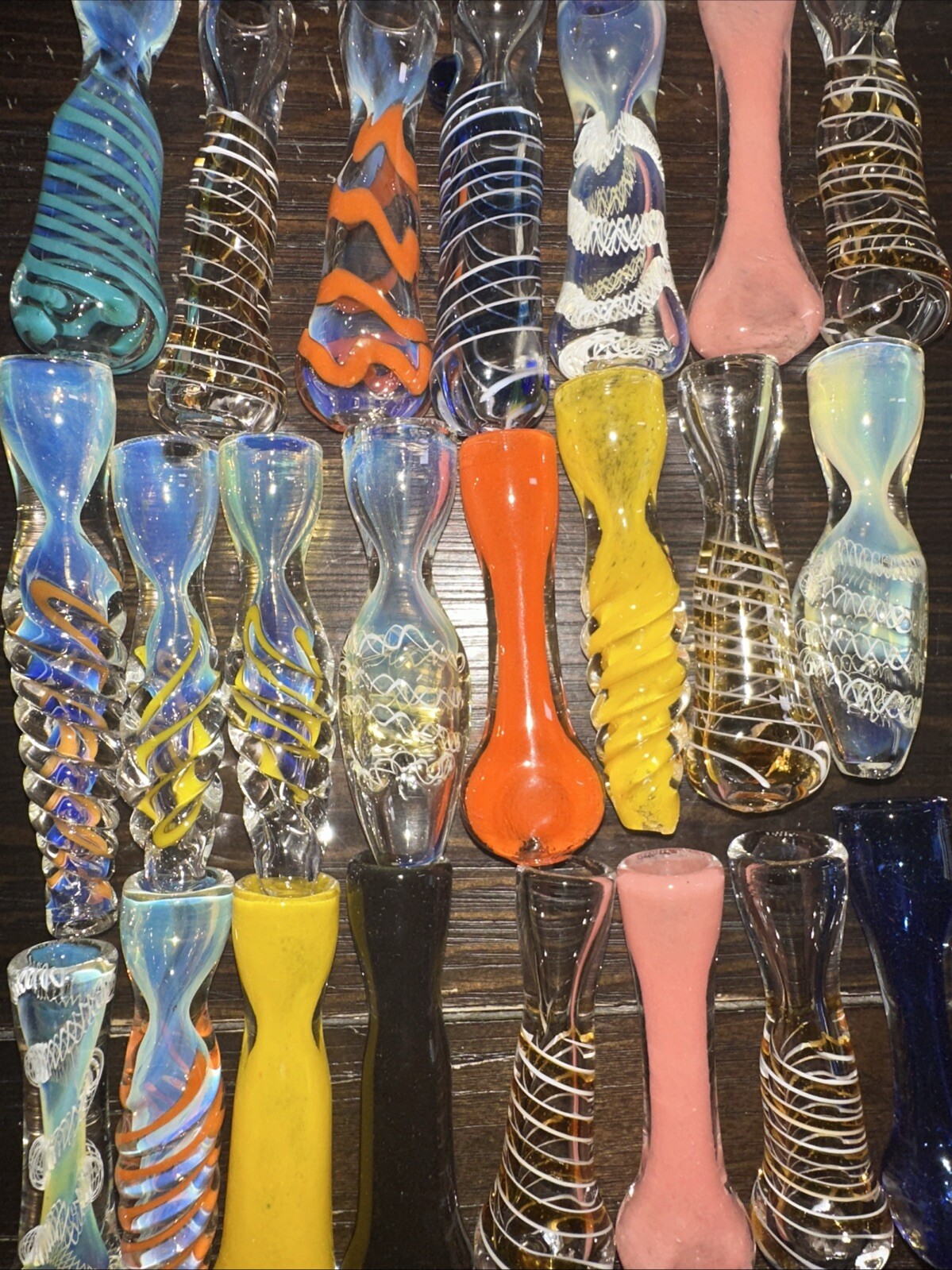 😎 5 PCS 🧡TOBACCO SMOKING PIPE HITTER GLASS CHILLUM 💚 RANDOM COLOR 😎 5 PCS 🧡TOBACCO SMOKING PIPE HITTER GLASS CHILLUM 💚 RANDOM COLOR