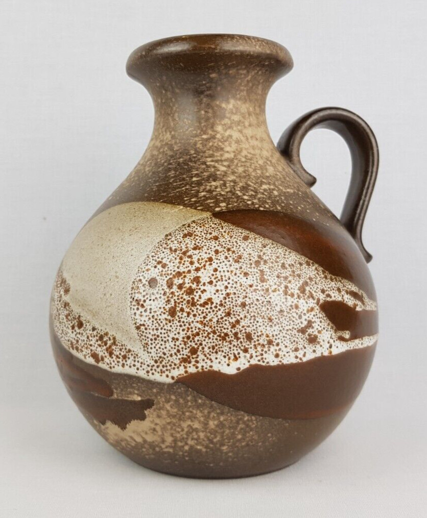 Vintage SCHEURICH KERAMIK Speckled Brown Vase 495-20 West German Pottery 1960s Vintage SCHEURICH KERAMIK Speckled Brown Vase 495-20 West German Pottery 1960s