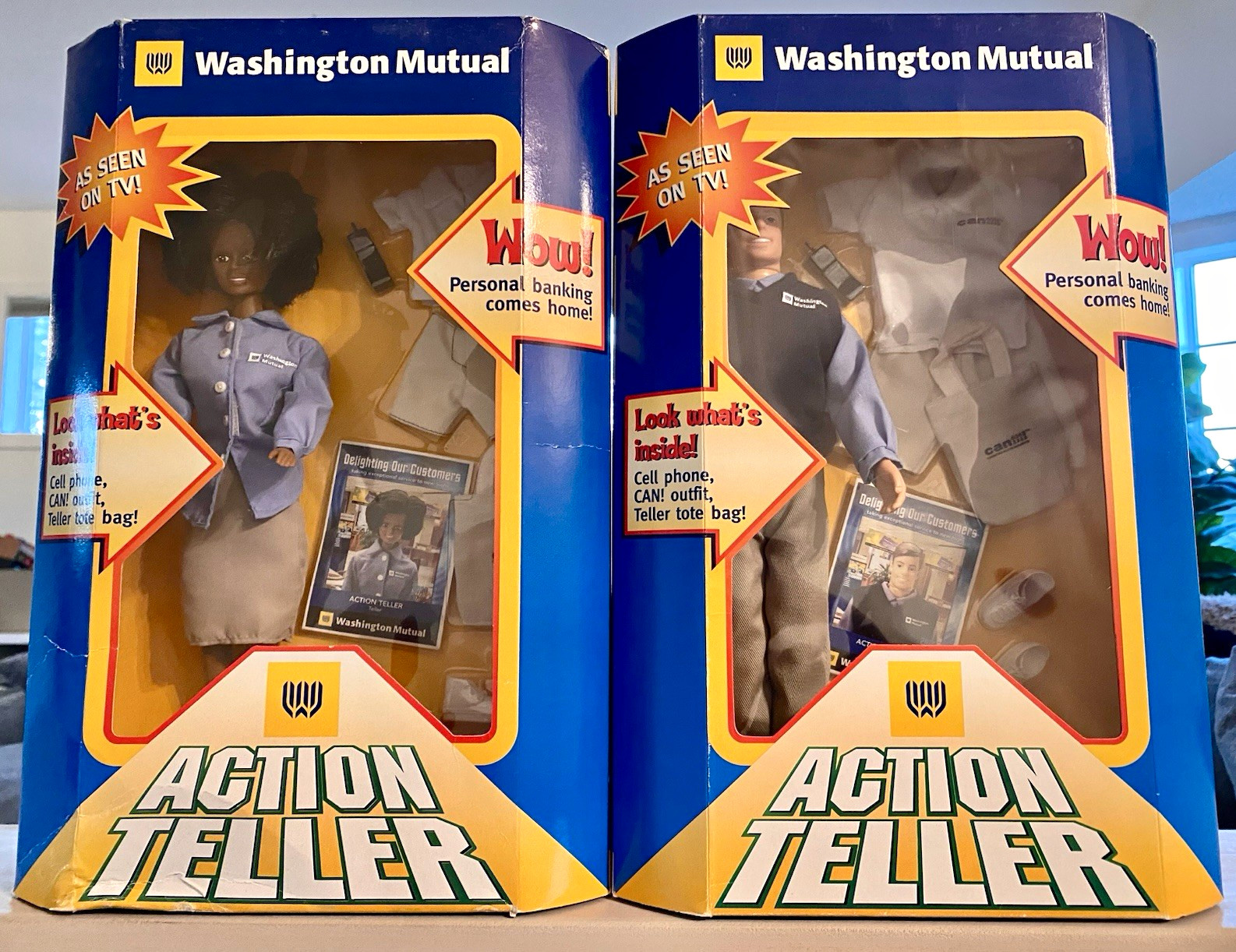 Washington Mutual Banker Action Figures