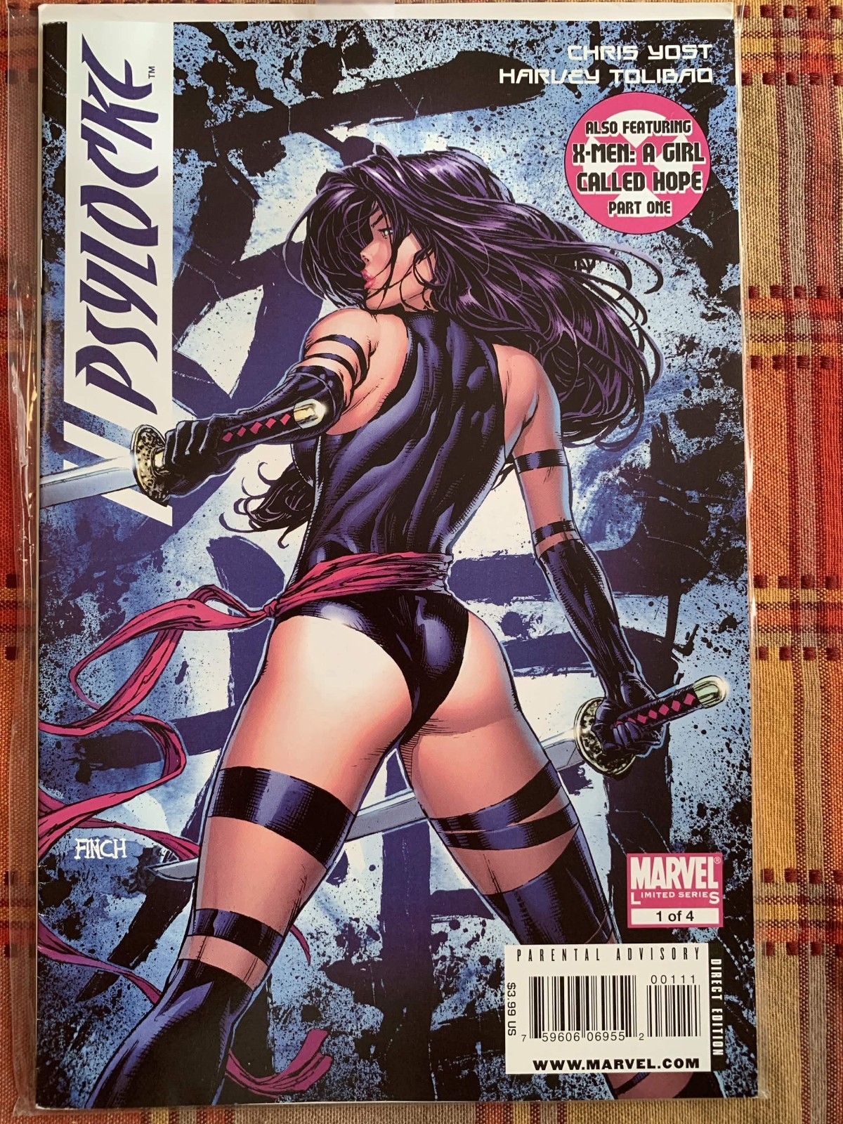 Psylocke #1 (Marvel, 2010) David Finch Comic Book