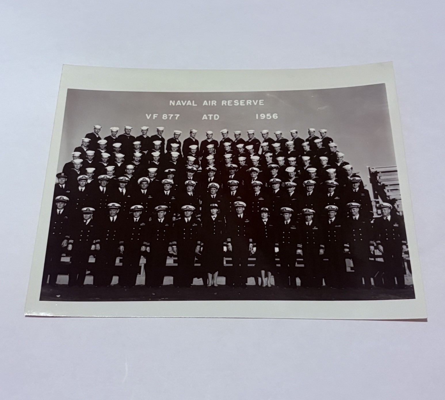 Rare 1956 US Naval Air Reverse Group Real Photo VF 877 Navy USA 2B
