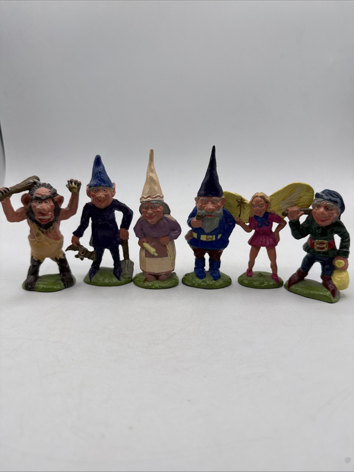 Vintage Gnomes, Troll, Goblin, and Fantasy Figures Painted Cast Metal Lot of 6 Vintage Gnomes, Troll, Goblin, and Fantasy Figures Painted Cast Metal Lot of 6