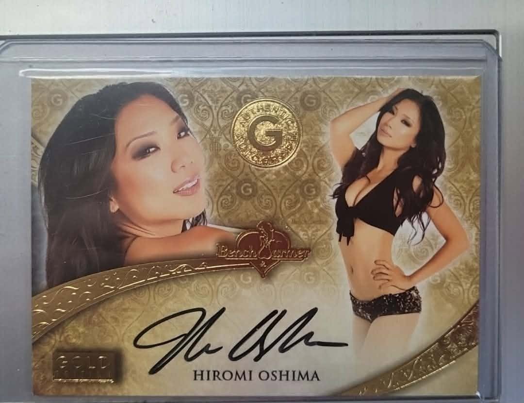 2016 Benchwarmers Gold Edition Hiromi Oshima Autograph Auto 2016 Benchwarmers Gold Edition Hiromi Oshima Autograph Auto