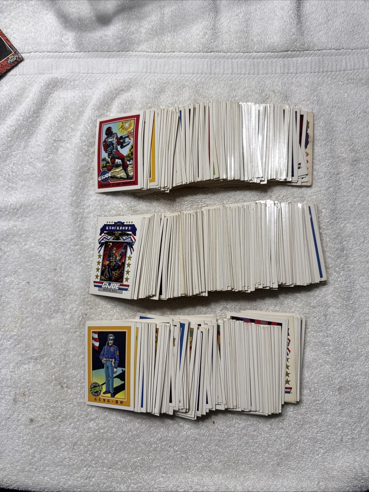 1991 Impel Hasbro GI Joe Series 1 Trading Card Lot Of 400 Plus Total Cards