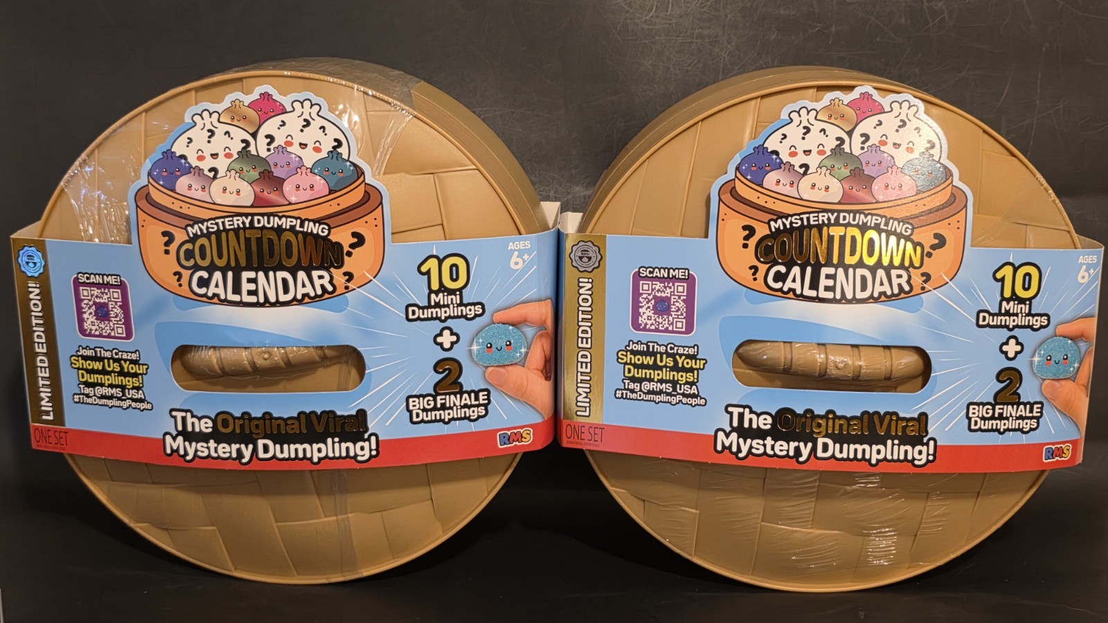 2x Mystery Dumpling Countdown Calendar Blind Pack Limited Edition Mini Dumplings