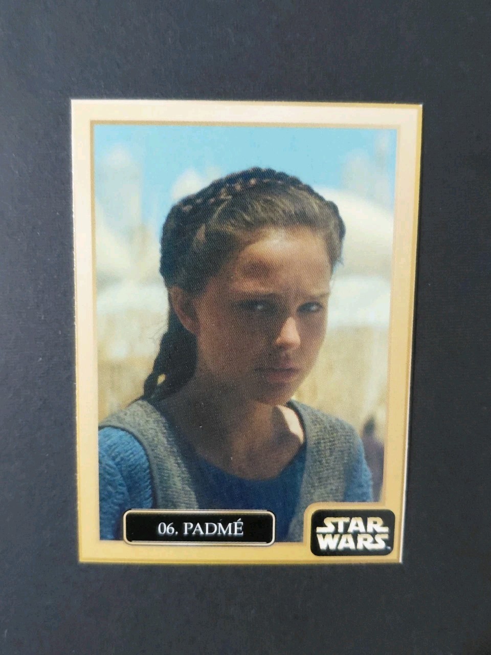 1999 Star Wars Padme Amidala #6 Bluebird Chip Glow Back Episode 1 Phantom Rare