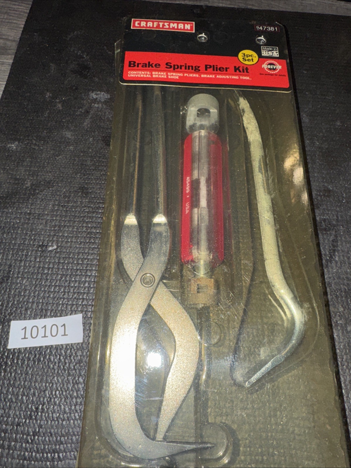 Sears Craftsman USA Nos Brake Spring Plier Kit 47381 Shoe Adjusting Tool NOTES