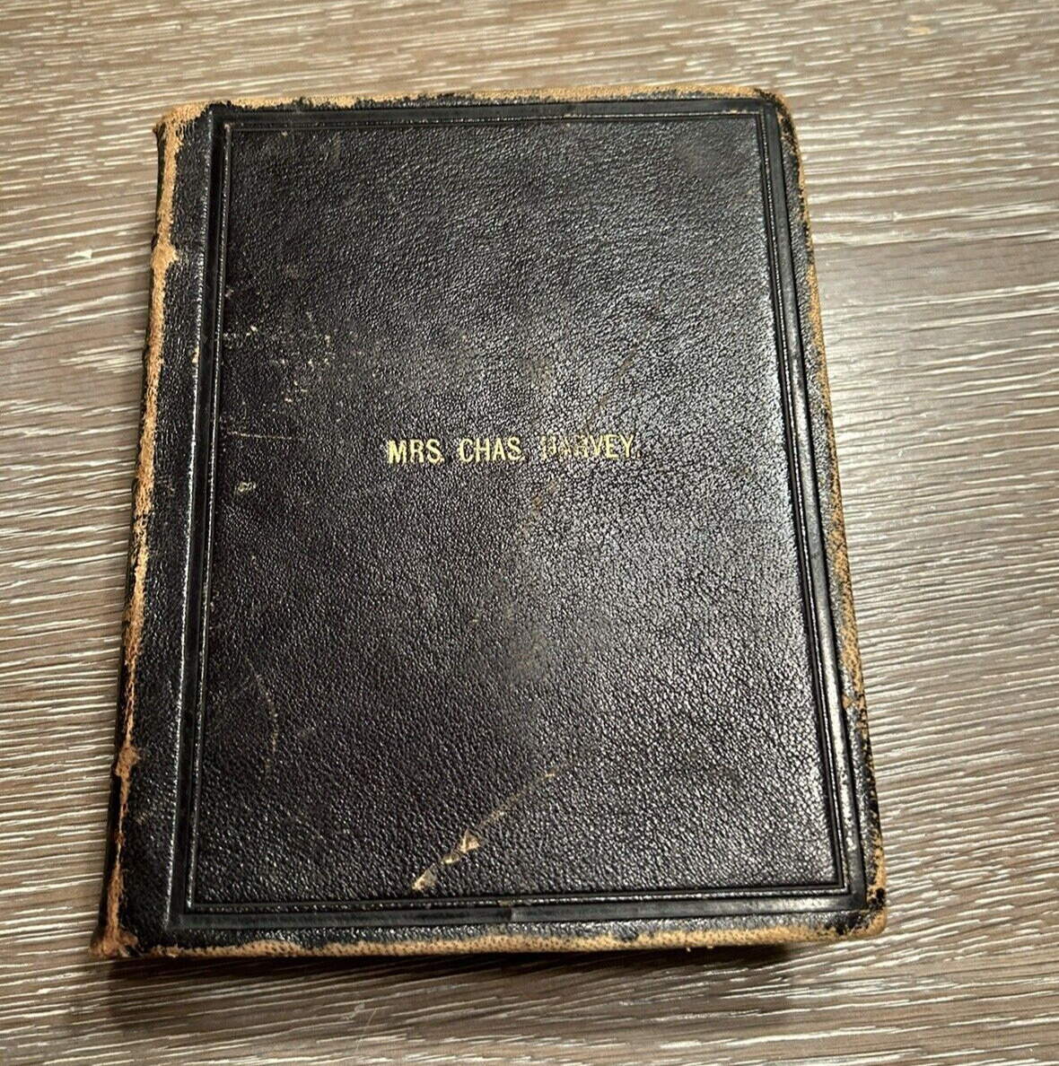 Antique Book Of Common Prayer 1873 Mrs. Charles Harvey Harvey Family Genealogy
