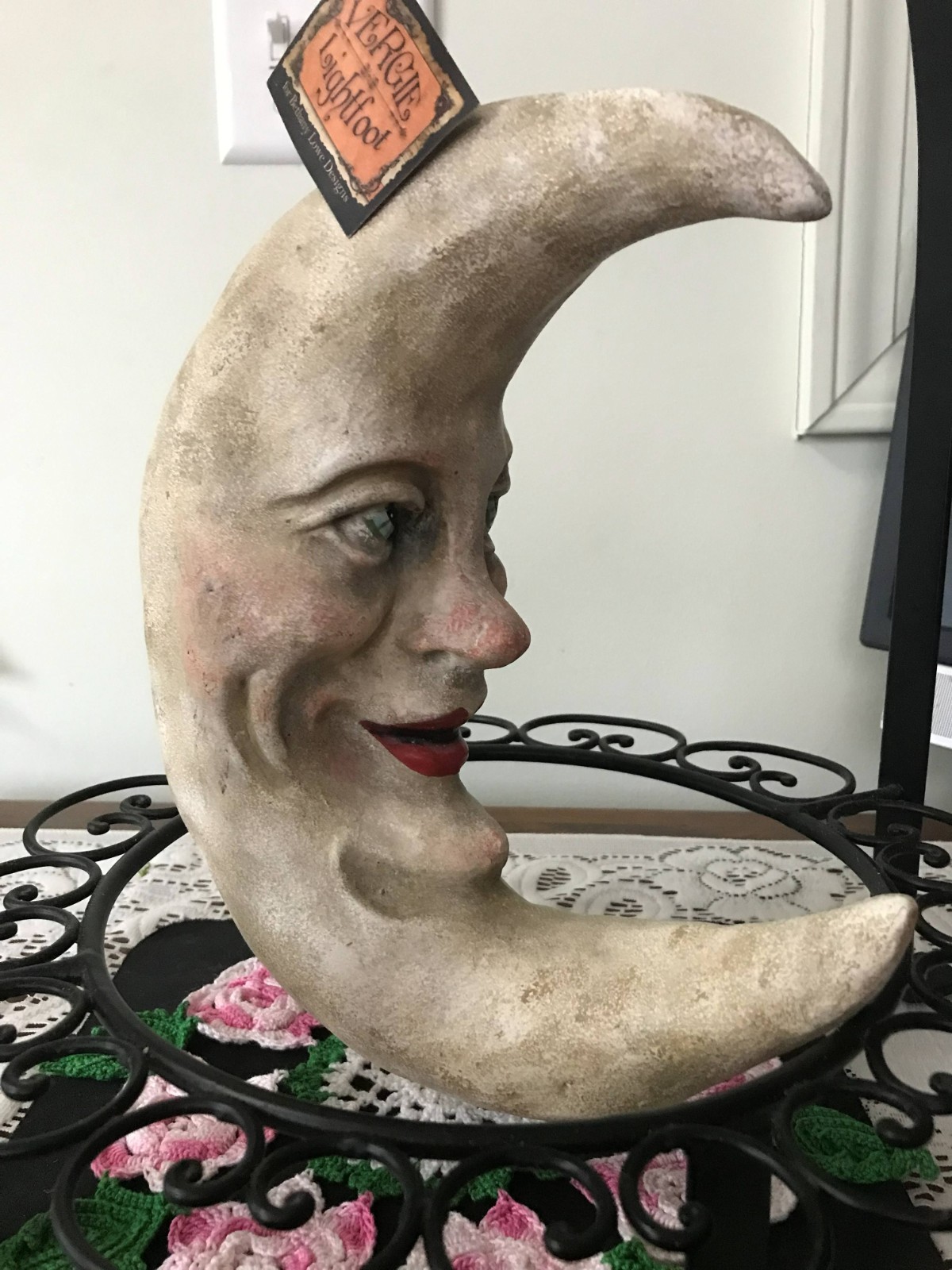 ARTIST VERGIE LIGHTFOOT FOR BETHANY LOWE - VINTAGE RETIRED MACHE MOON