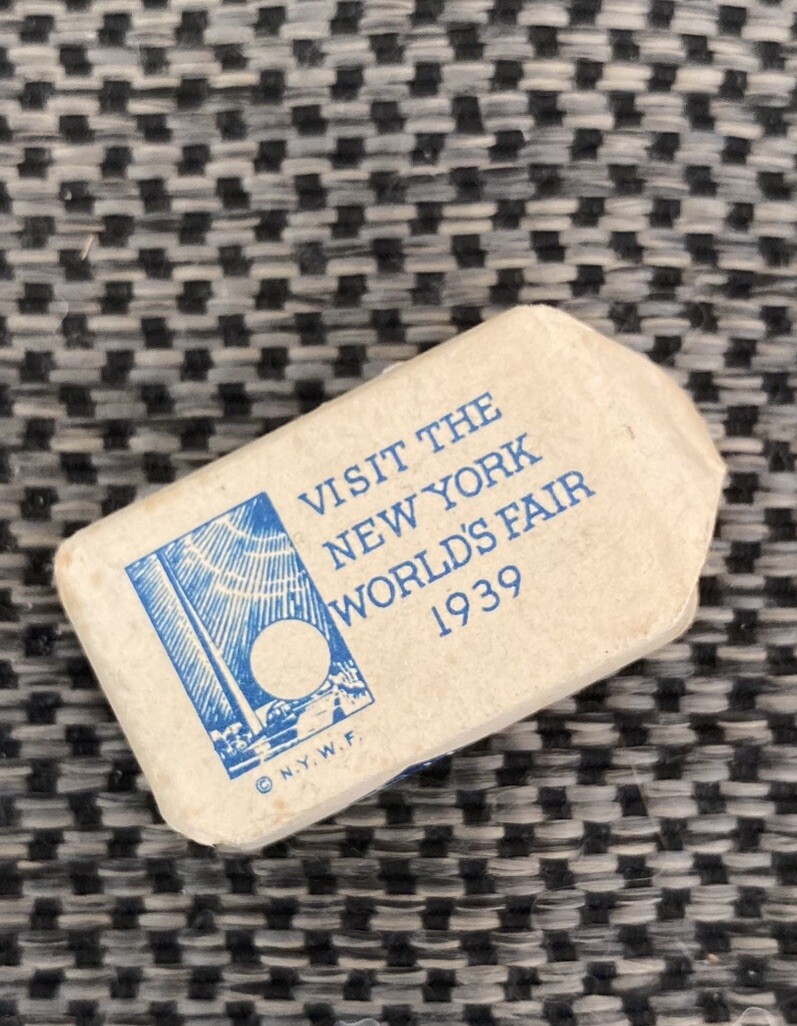 1939 New York Worlds Fair Solowey’s Restaurant Restaurant Sugar Cube Vintage NY