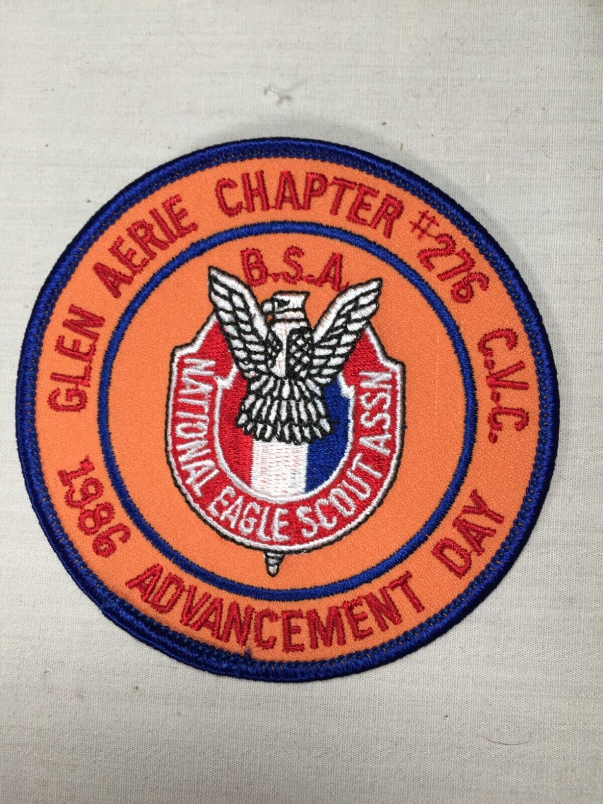 1986 Clinton Valley Council NESA Glen Aerie Chapter BSA Activity Patch