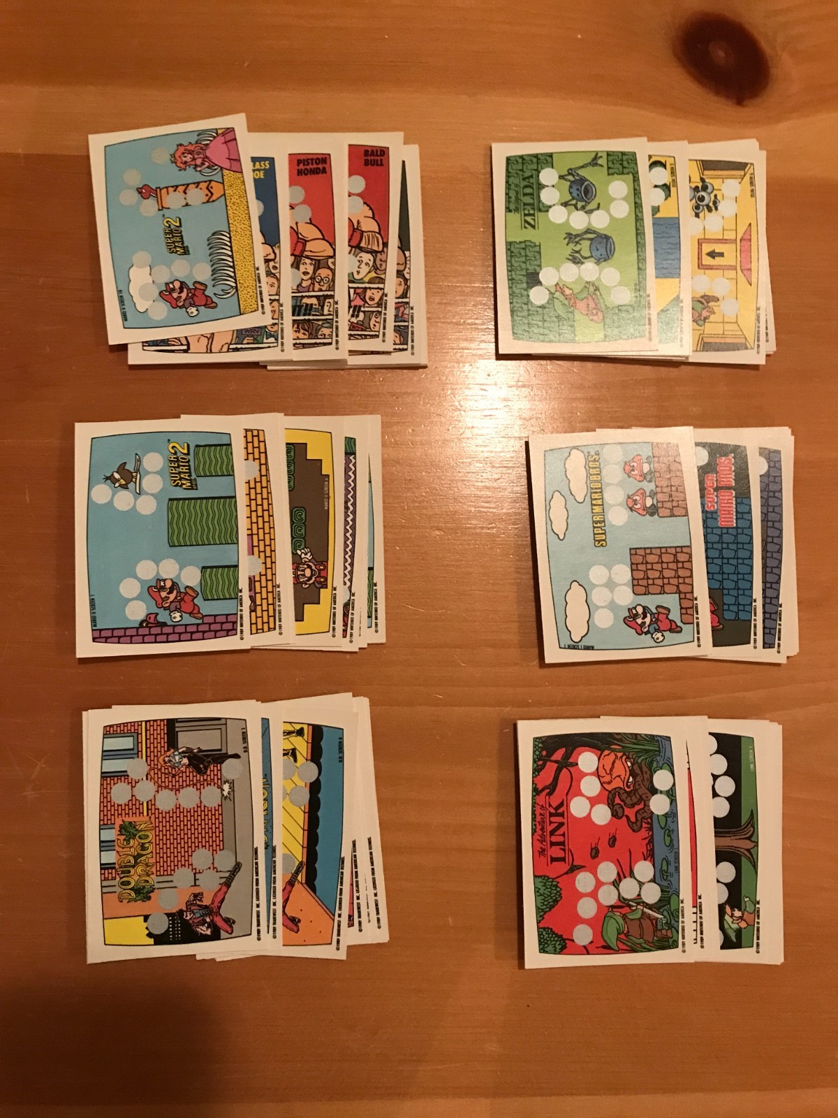 Rare 1989 O-Pee-Chee Nintendo Super Mario  Complete Set of 60 Screen Cards