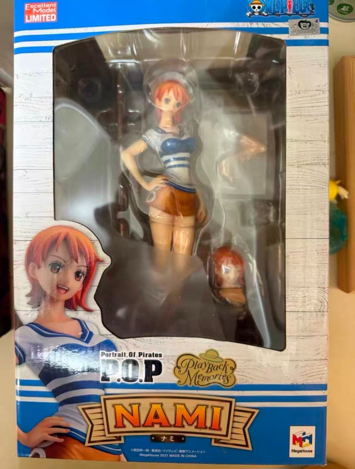 MegaHouse Figure Portrait.Of.Pirates One Piece Playback Memories Nami Model New