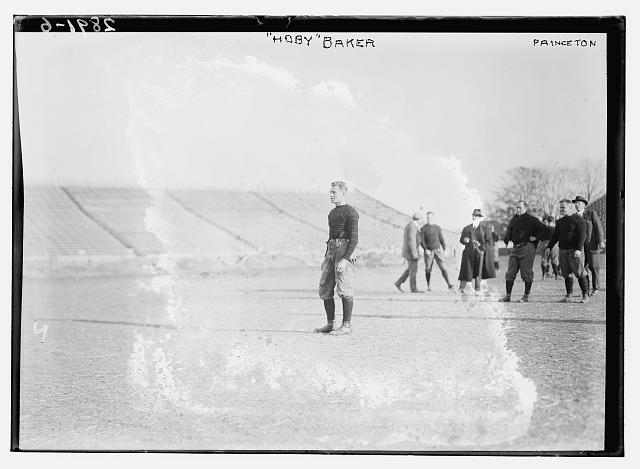 Photo:Princeton NJ Hobey Baker 1910s American Athlete Football Field