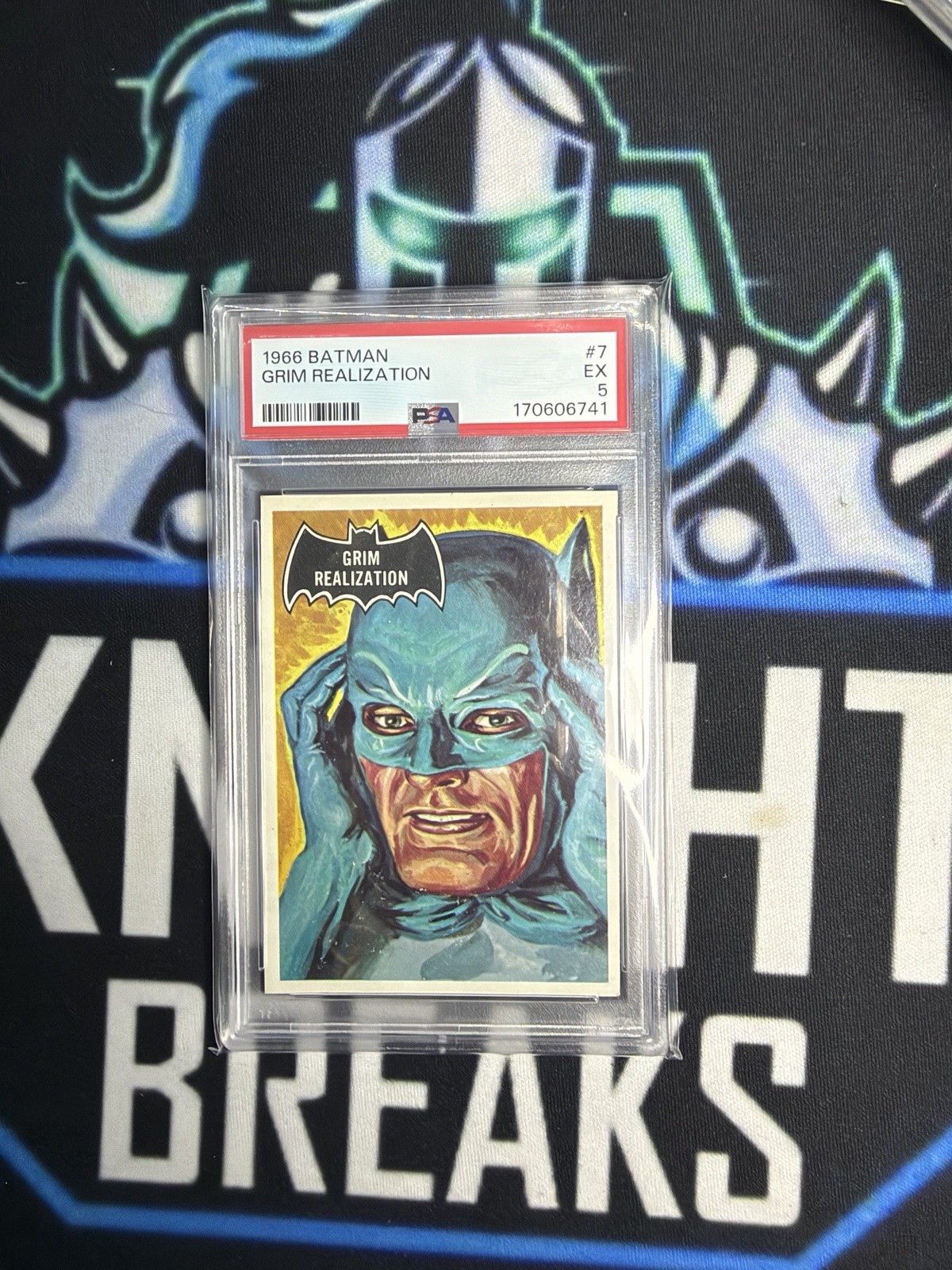 1966 BATMAN GRIM REALIZATION PSA 5