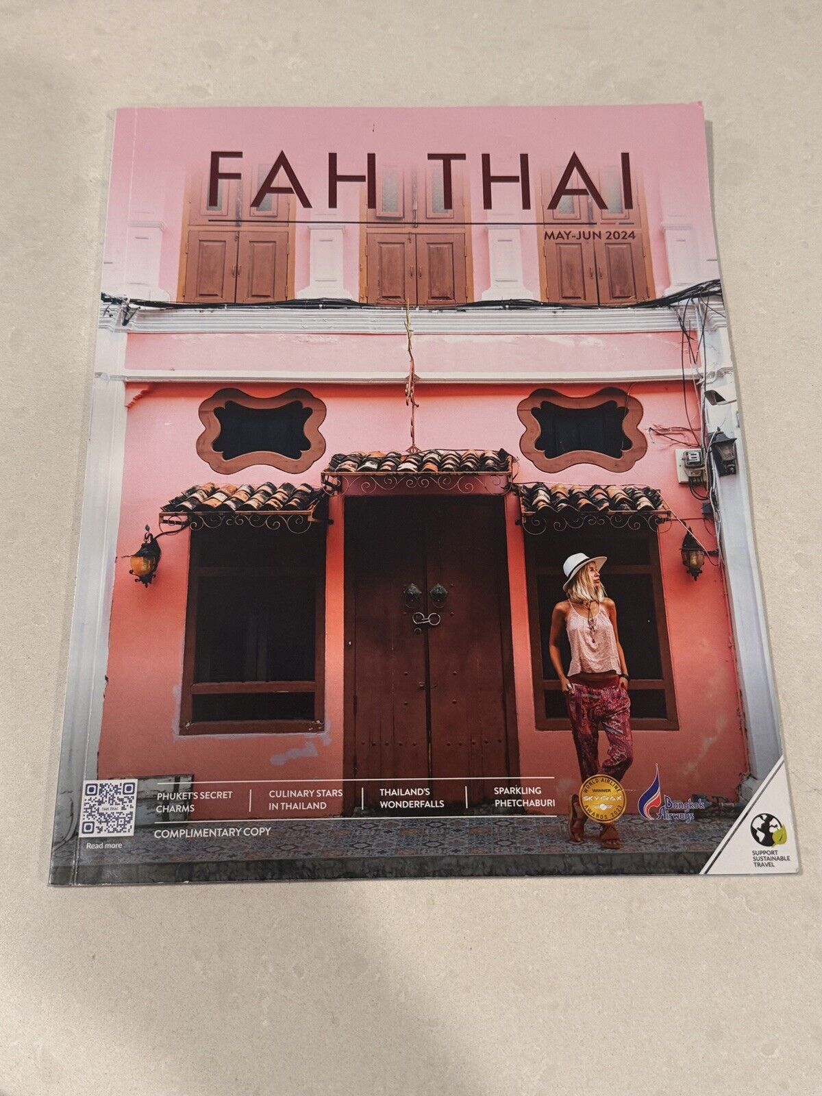 Bangkok Airways FAH THAI Inflight Magazine Catalog May June 2024. 👀