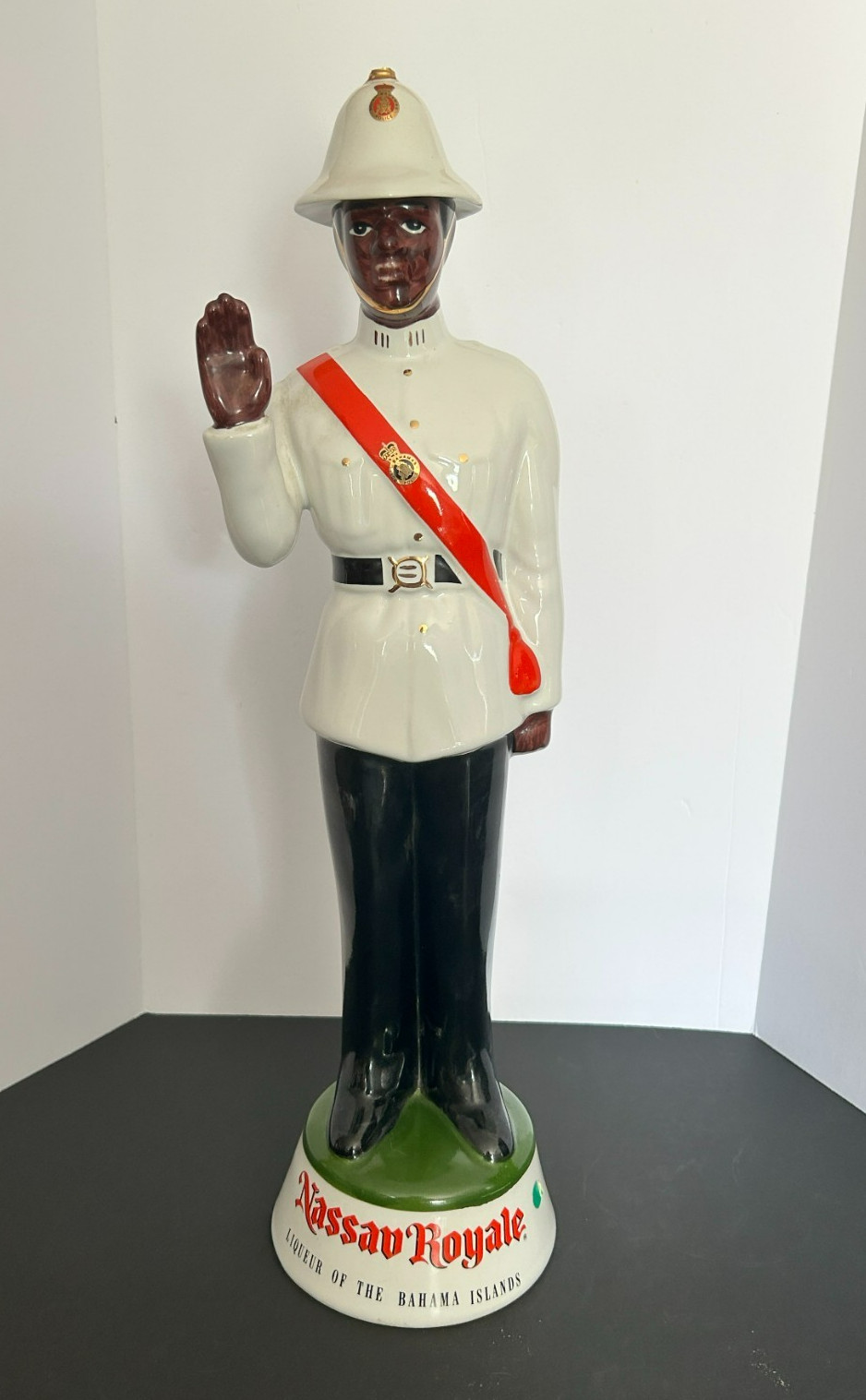 Vintage Nassau Royale Bahama Policeman Decanter 18
