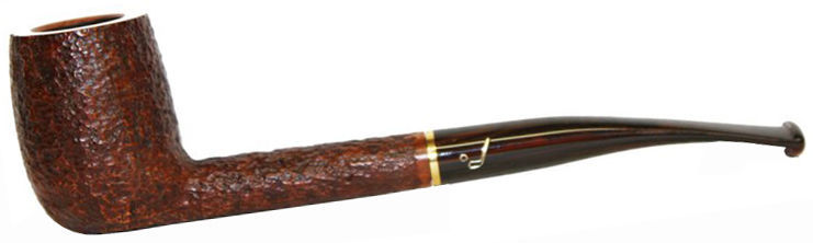 Savinelli Bing's Favorite Walnut Rustic Smoking Pipe w/ Black Mouthpiece - 5249K
