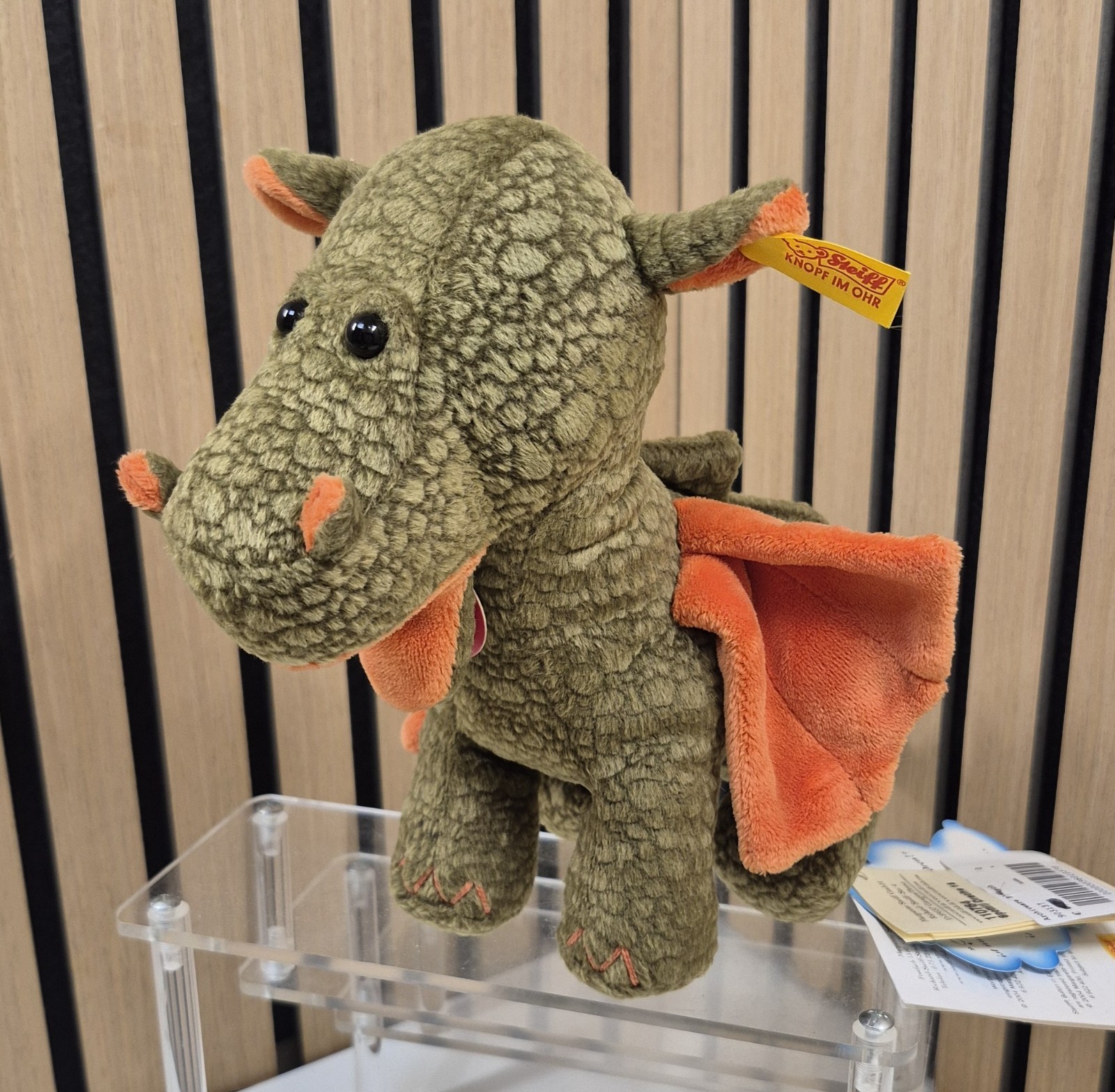 STEIFF ARCHIVE - Factory Sample - Spotilli Dragon - 18cm - 2005 - Mint Condition