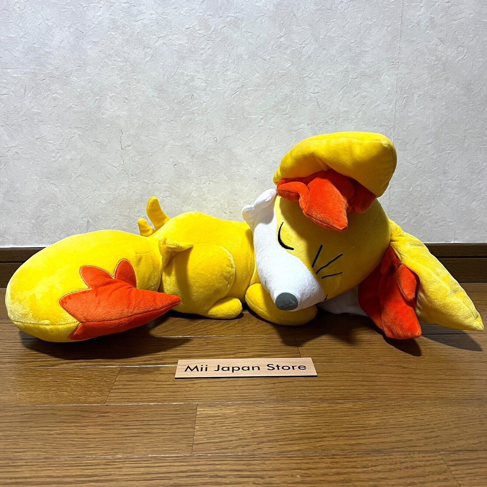 Pokemon Center Fennekin Sleeping Happy New Year Hatuyume Big Plush 50cm Japan
