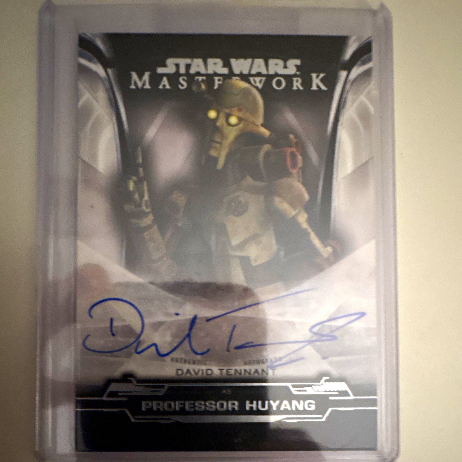 Topps 2018 Star Wars Masterwork Autograph A-DT David Tennant Professor Huyang