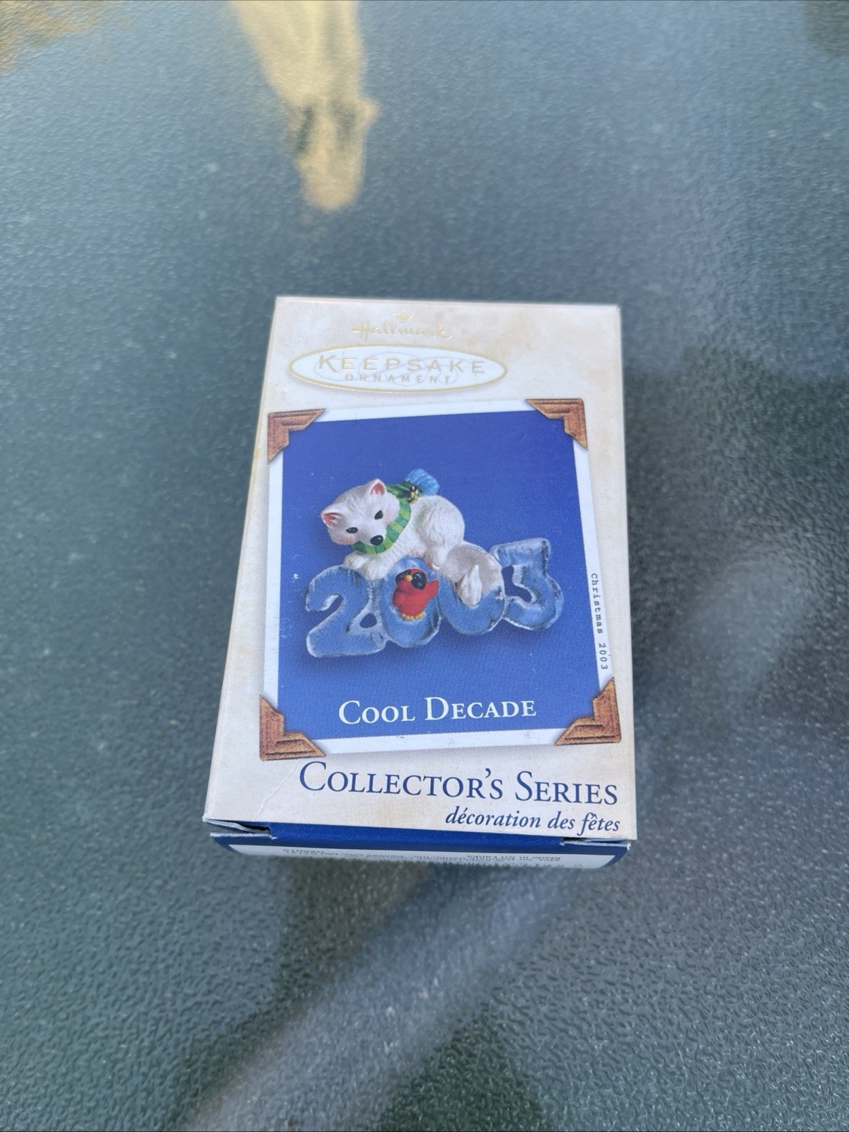 Vtg Hallmark Keepsake Ornament  Collector’s Series Cool Decade 2003 White Fox  