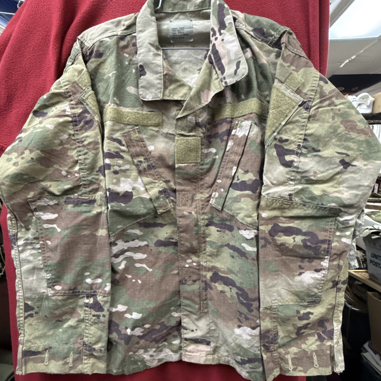 NOS Large Regular Combat Frac Top Uniform OCP ZIPPER (127mg)